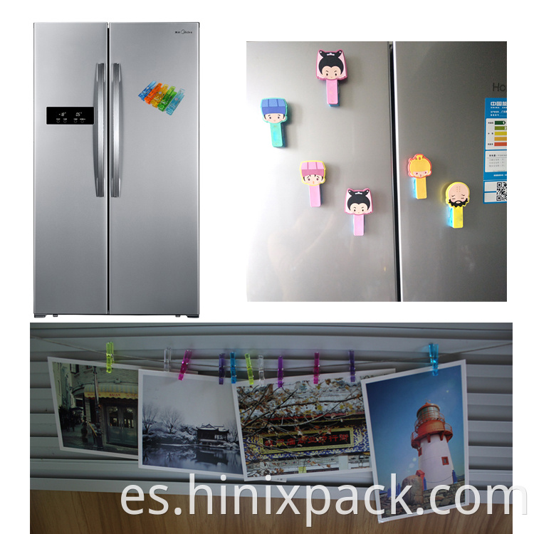 Silicone Cartoon Magnetic Fridge Clip